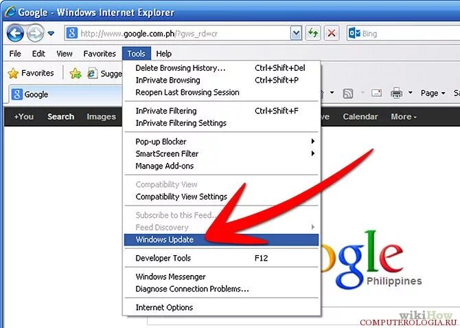 C windows browser