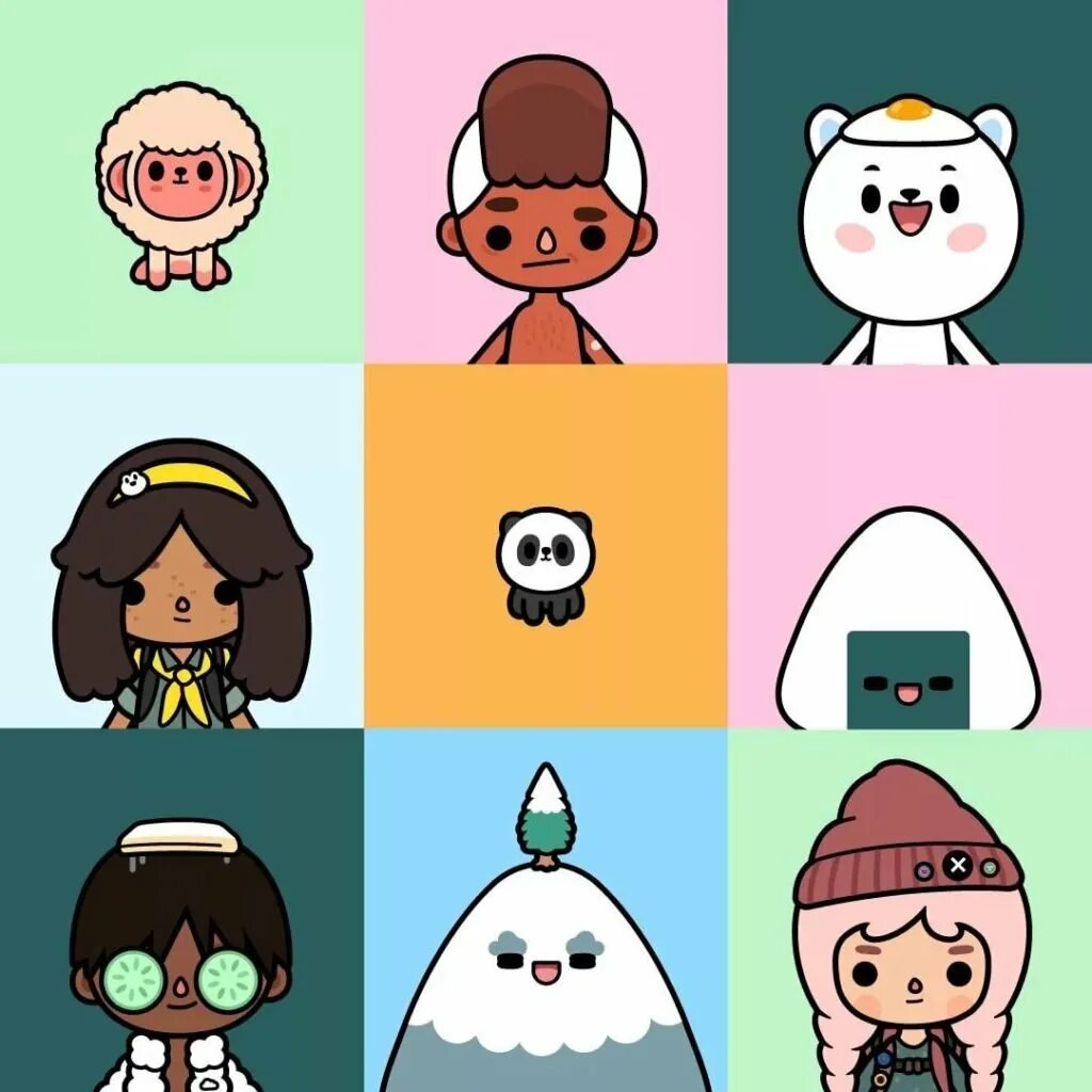 Герои toca boca. Тока бока из бумаги. Токо бока персы. Красивые лица в авакине. Рисуночки тока бока.