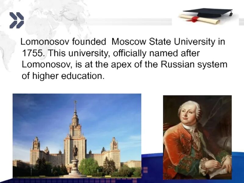 Questions 1 when was moscow founded. Про Ломоносова на английском. Lomonosov Analysis. Michael Lomonosov found Moscow University ответы.