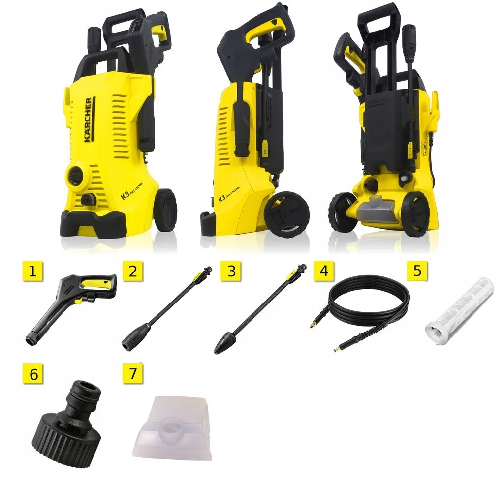 Мини-мойка Karcher к 3 (1600 Вт, 120 бар, Макс. 380 Л/Ч, 6,5 кг) РЦ. Karcher k 3 (1.601-812.0). Мойка Karcher k3 (1.601-812.0). Karcher k 3. Купить керхер для авто