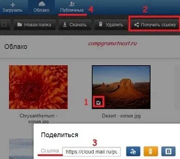 Ссылки на облако видео