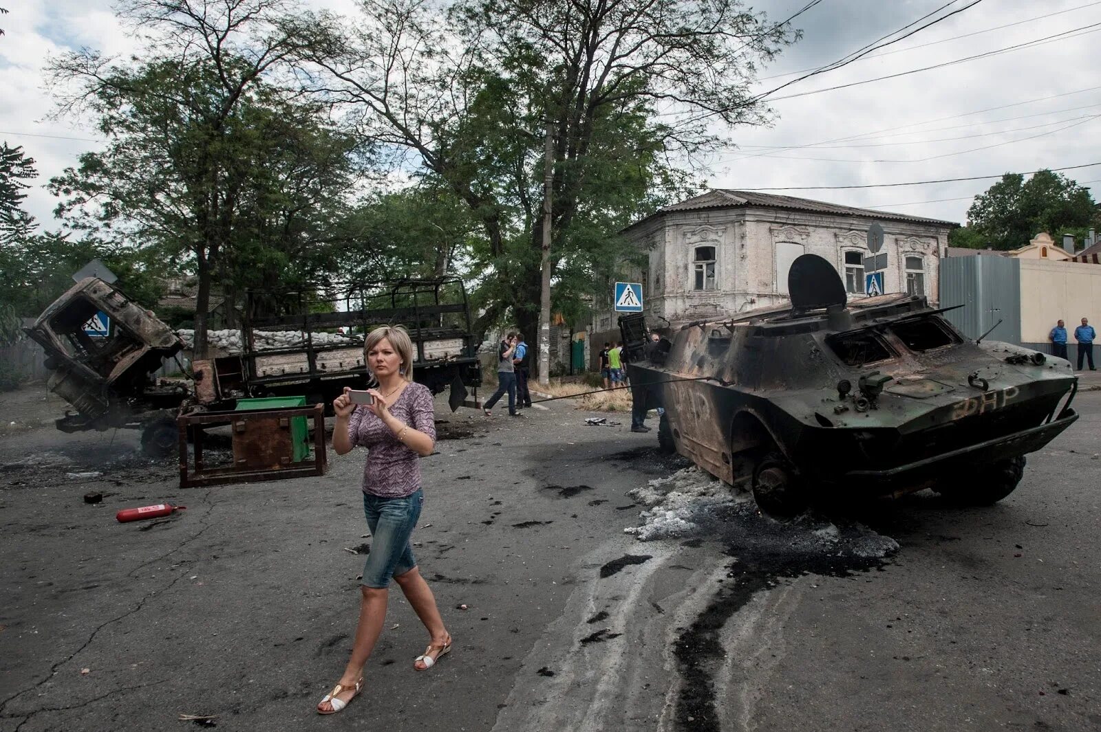 Авдеевка 2014 год. Zertvy vojny na Ukraine.