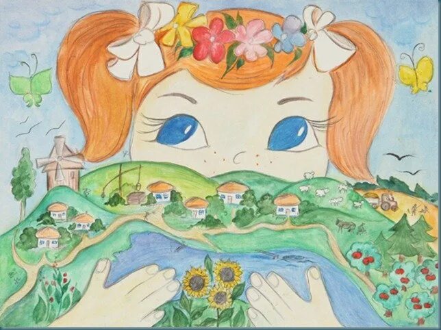 Рисунок моя родина. Город будущего глазами детей. Мир в моем крае. Защита природы. Мир в моем крае.