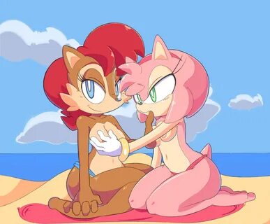 Full size of 1395461 - Amy_Rose Sally_Acorn Sonic_Team cloudz.jpg. 