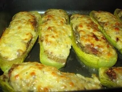 Мясные блюда из кабачков