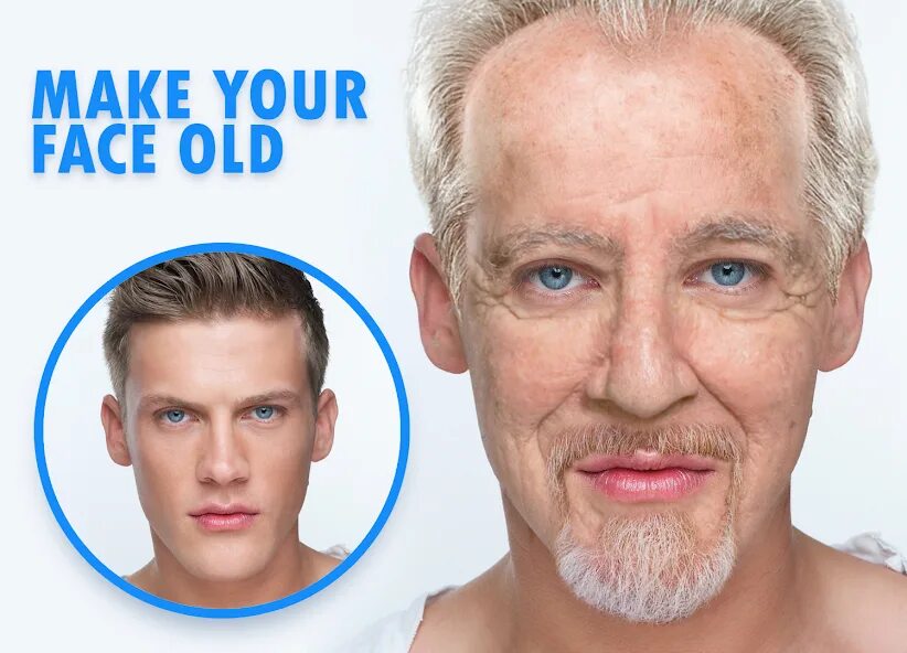 Old app. Старый face. мужик, который делает лицо coldest.