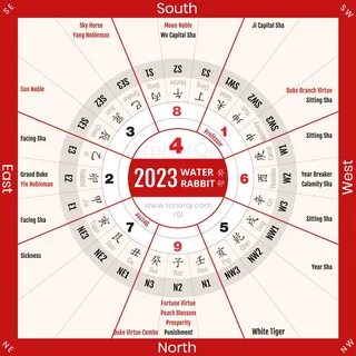 Летящие звезды 2025 года фэн шуй