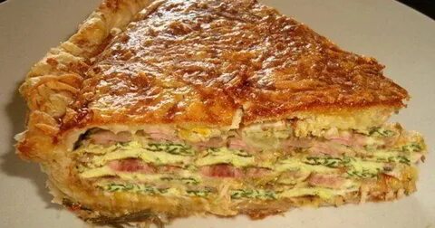 Слоеные мясные