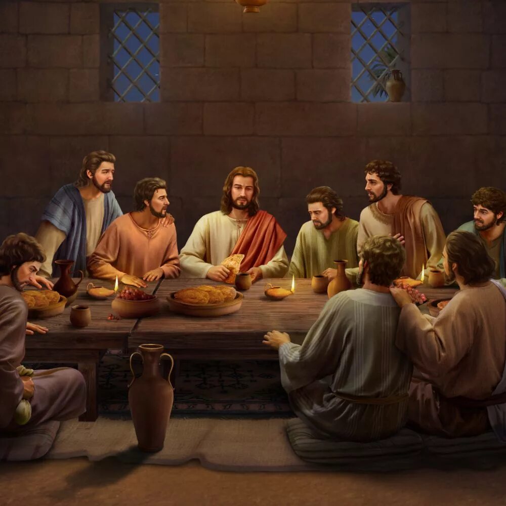 Картинка вечери. Тайная вечеря Иисуса Христа с учениками. Иисус Тайная вечеря. Иисус Христос Тайная вечеря. Иисус Христос вечеря Господня.