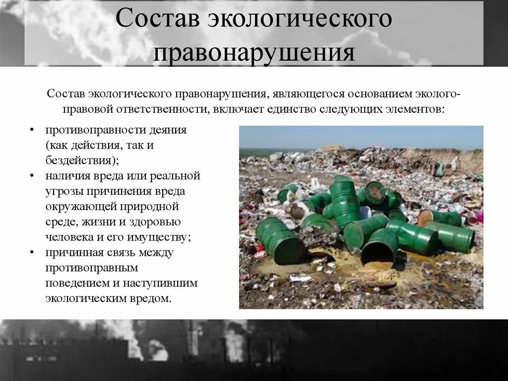 Уголовное экологическое правонарушение
