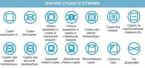 Символ отжим
