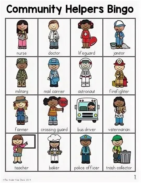Help me card. Community helpers cards. community helpers flashcards. community helpers for kids. community helpers artist card for kids.