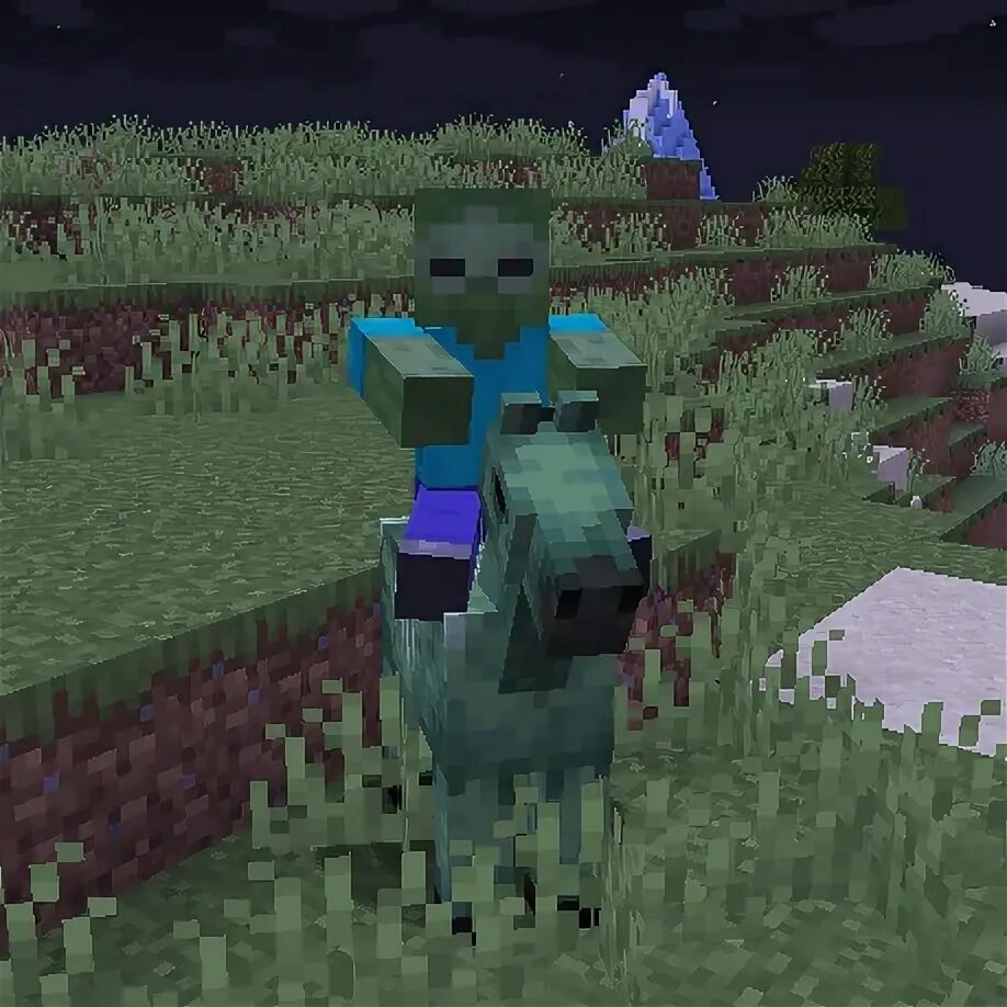 Майнкрафт наездники. Майнкрафт зомби 1.14. Minecraft лошадь зомби. Мод на мобов. Зомби наездник в майнкрафт.