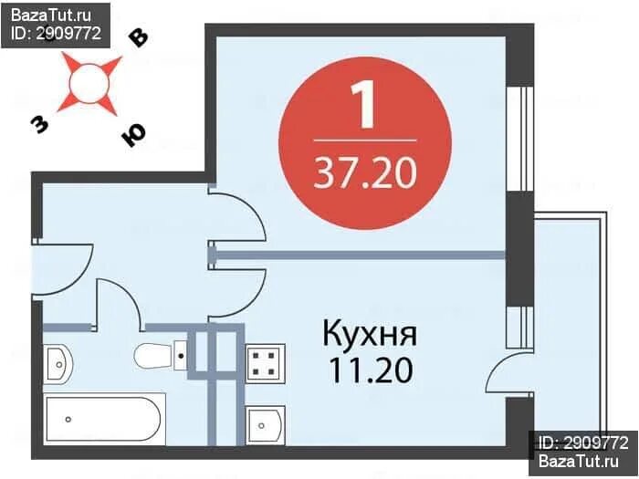 Видное однушки. Планировка Видное, ул. бульвар зелёные аллеи, д. 2. Галерея 918 Видное внутри.