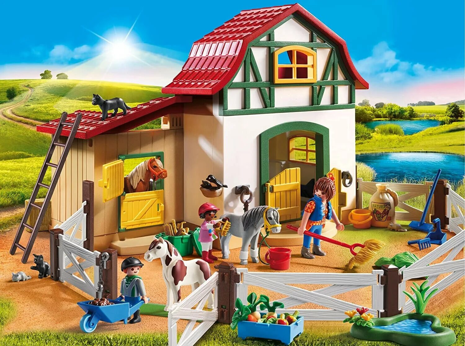 Набор с элементами конструктора Playmobil Country 6927 конюшня пони. Плеймобил ферма. Плеймобиль ферма Плеймобиль ферма. Конструктор Плеймобил ферма. Продам ферму игру