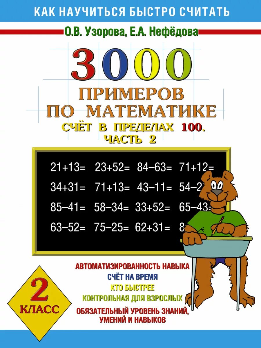 Как быстро научить считать примеры