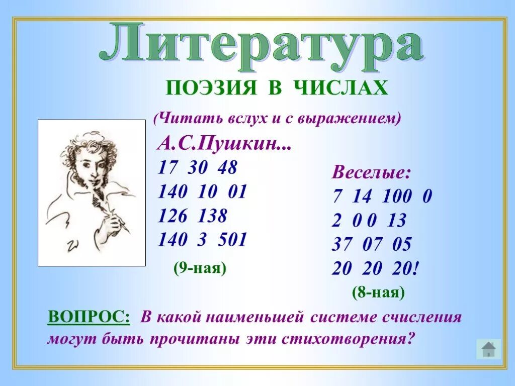 Стихотворение пушкина цифрами. Стихи числами. Поэзия чисел. Стихотворение из чисел. Стихотворение про числа.