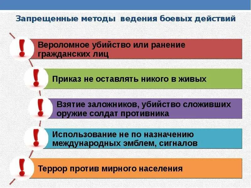 Запрещенные средства и методы ведения военных действий. Методы ведения военных действий. Запрещенные методы ведения боевых действий. Запрещенные способы (методы) ведения боевых действий.