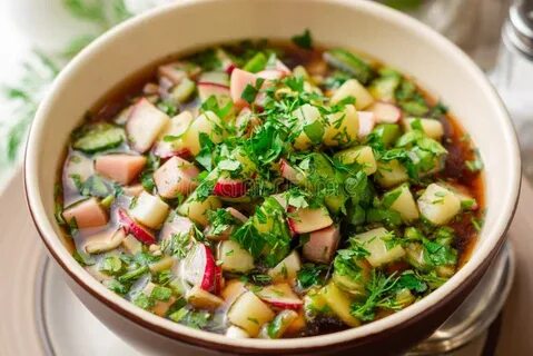 Окрошка с хреном рецепт классическая