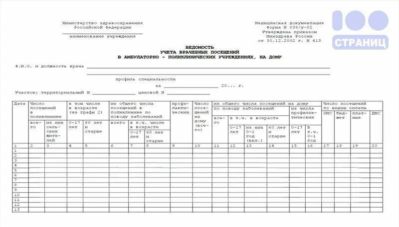 039 форма врача. Ведомость учета врачебных посещений в амбулаторно-поликлинических. Форма 039 у-02 ведомость учета врачебных посещений. Форма 39 учет врачебных посещений в стоматологии. Ведомость учёта посещений в амбулаторно поликлиническом учреждении.