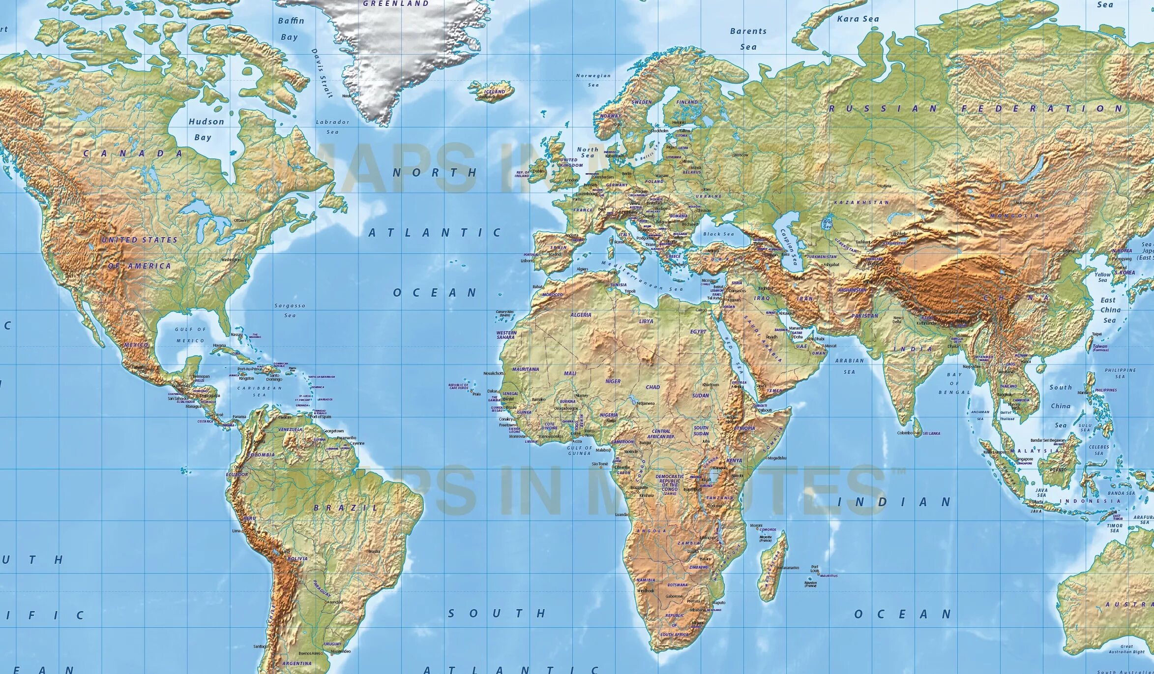 Географические карты дома. Карта рельефа мира. Физическая карта мира рельеф. Географическая карта мира с рельефом. Карта мира рельефная физическая.