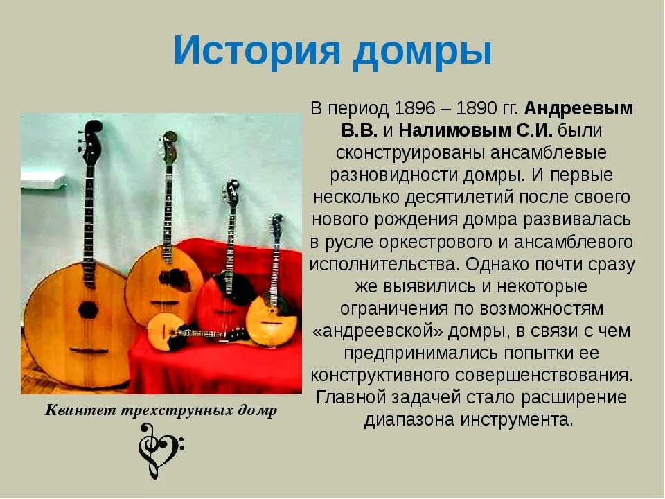 Сообщение о музыкальном инструменте