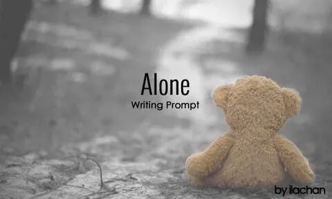 Alone text