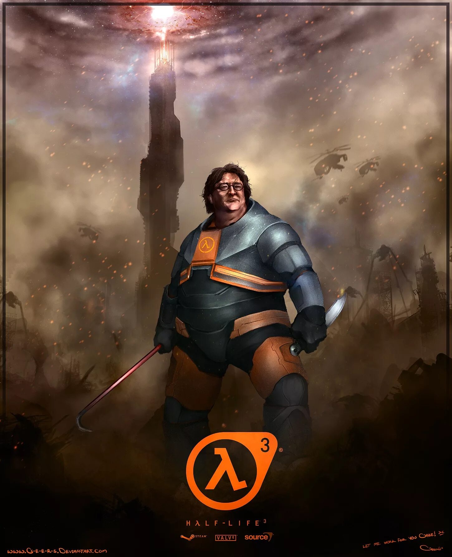 Вили лайф 3. Gabe Newell half Life. Гейб Ньюэлл half Life. Гейб Ньюэлл half Life арт.