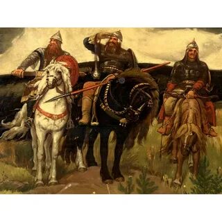 Васнецов богатырь на коне