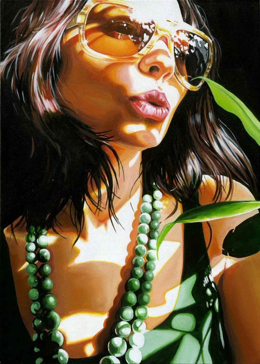 3 sensual. Стив Смит картины. Стив Смит художник. Бразильские женщины портрет. Реалистичный Стив Смит.