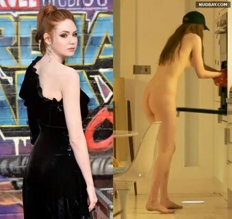 Karen Gillan nude showing nice booty (2021) .
