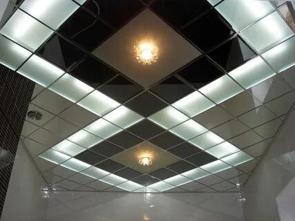 Кассетный потолок ванна