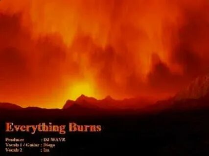 Burned sky