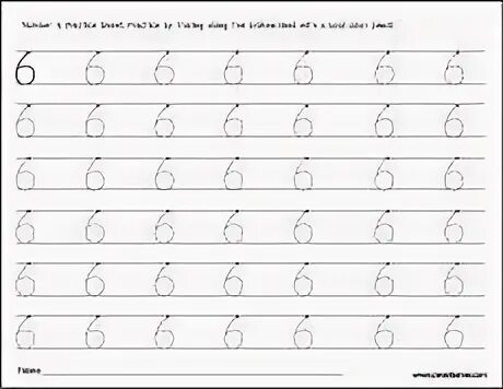Write 6 8