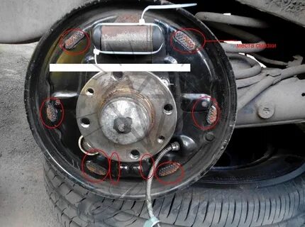 Задние барабаны фиат альбеа