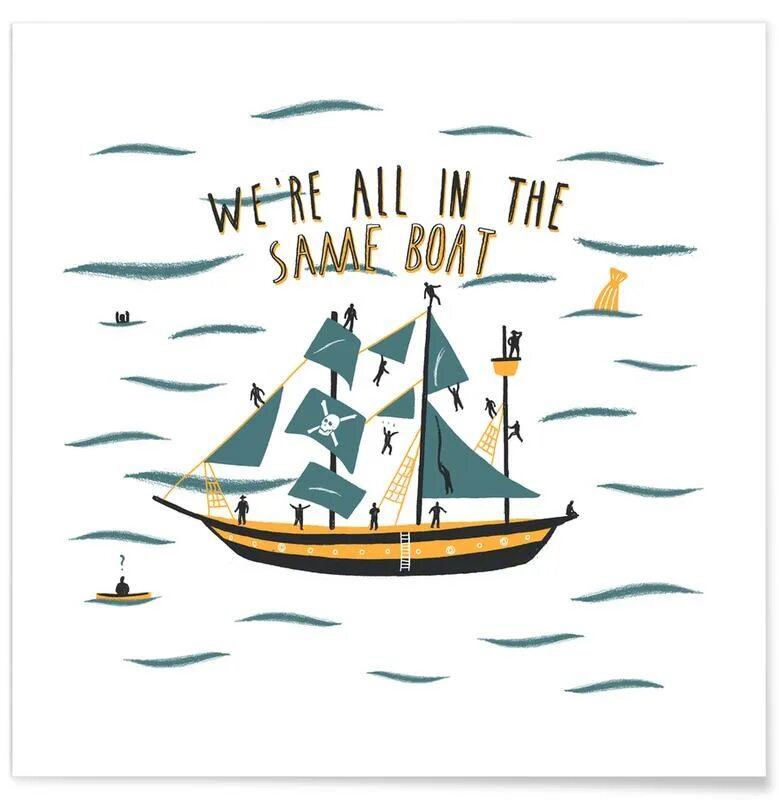 While on the same boat. In the same boat идиома. to be in the same boat идиома. we are all in the same boat идиома. in the same boat idiom.