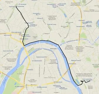 Москва на карте на какой реке