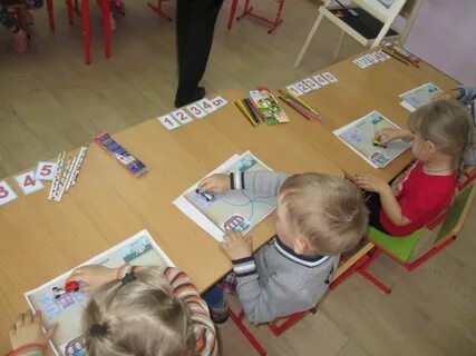 Математика 2 младшая группа сентябрь