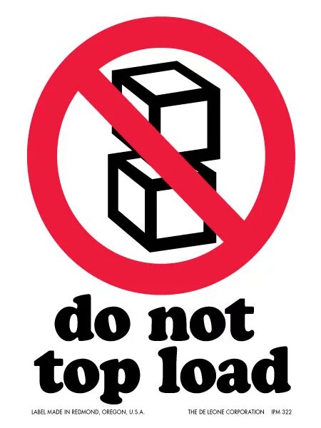 Top loading. For load лейбл. Do not. Do not Tamper. Лого для транспортировки do not Stack.