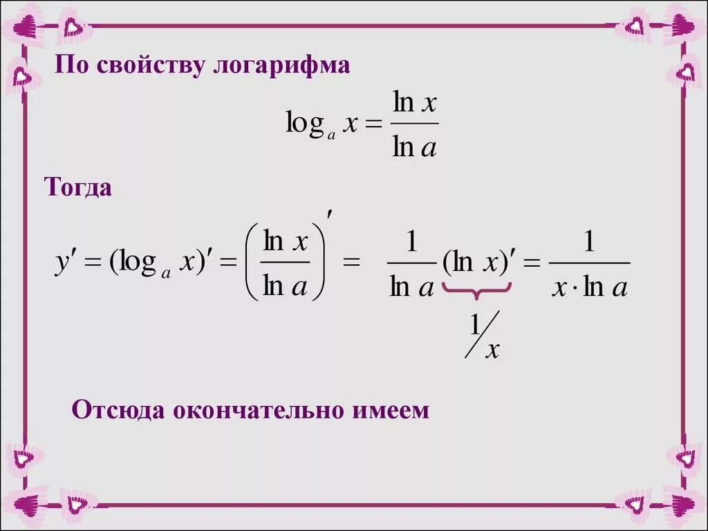 X в степени ln x. Ln log формулы. Формула натурального логарифма Ln. Ln x формула. Производная натурального логарифма.