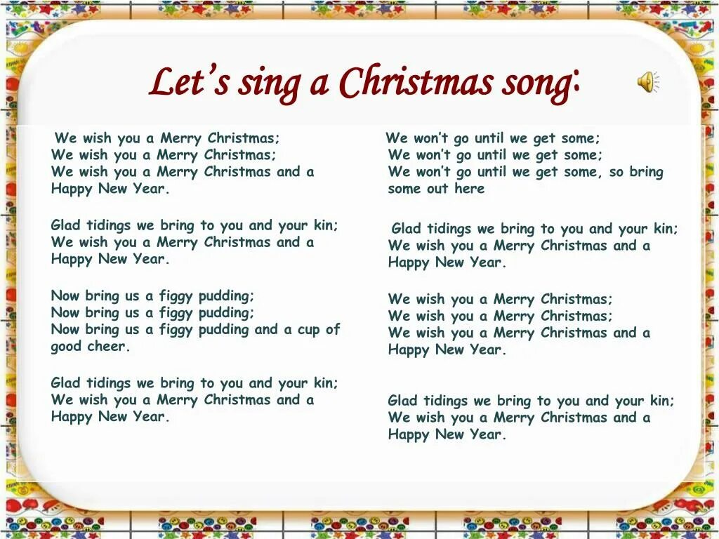 Текст песни Merry Christmas. Текст песни мери Кристмас. We Wish you a Merry Christmas слова. Текст песни Wish you a Merry Christmas.