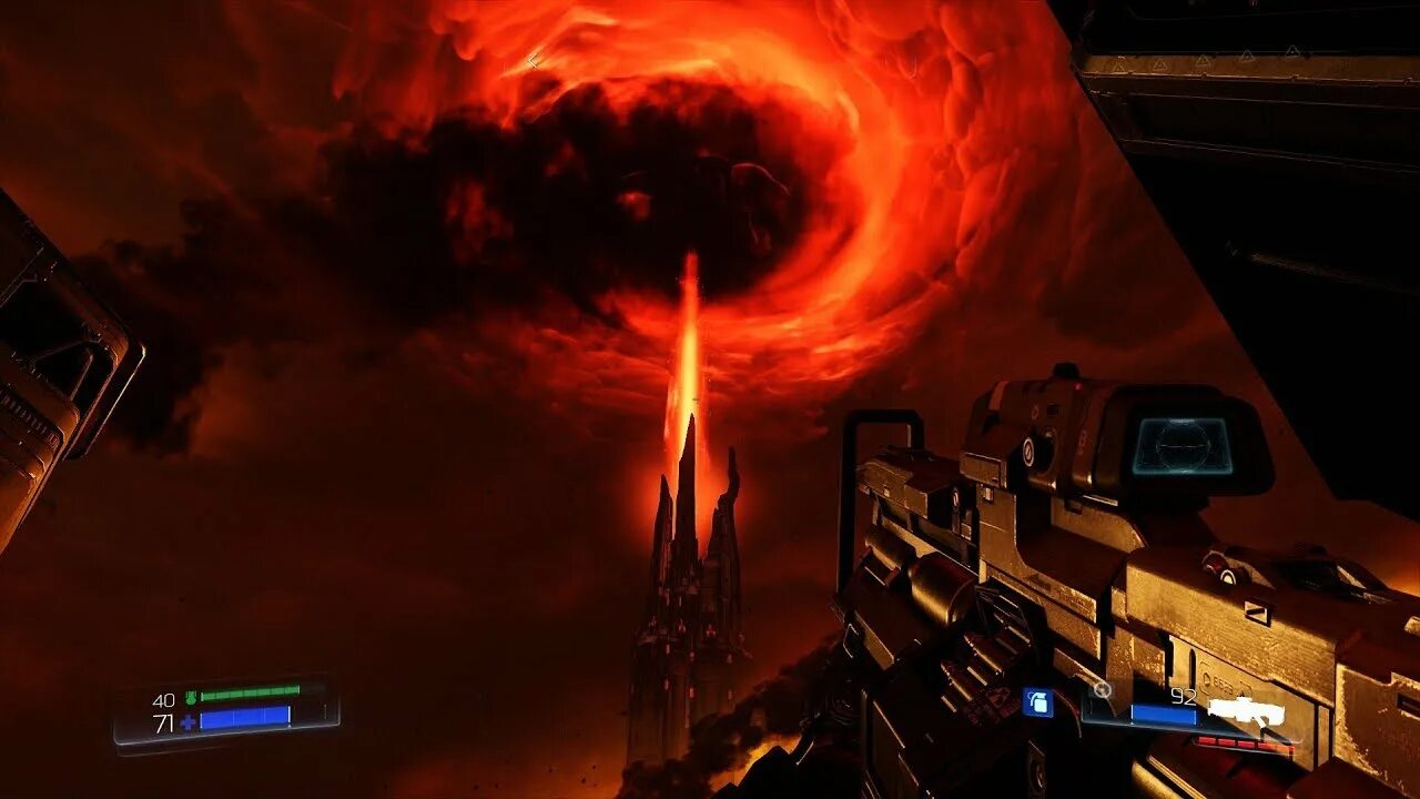 Doom tower. Doom аргент башня. doom 2016 аргент башня. аргент энергия doom. портал дум.