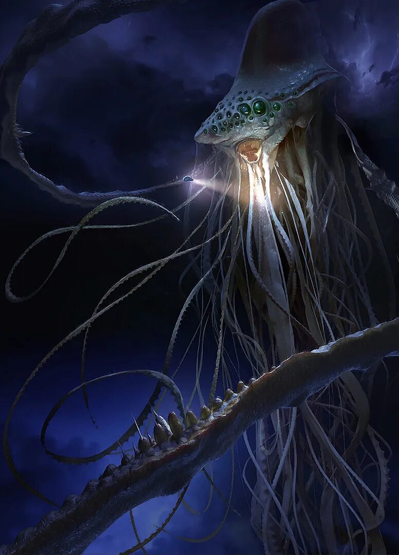азатот марвел. монстры лавкрафта азатот. бехемирон демон водолей. космос арт. существа в космосе.