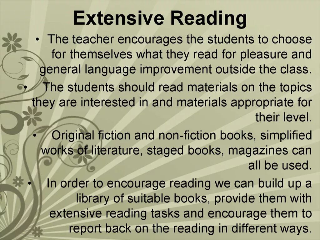 Reader extensions