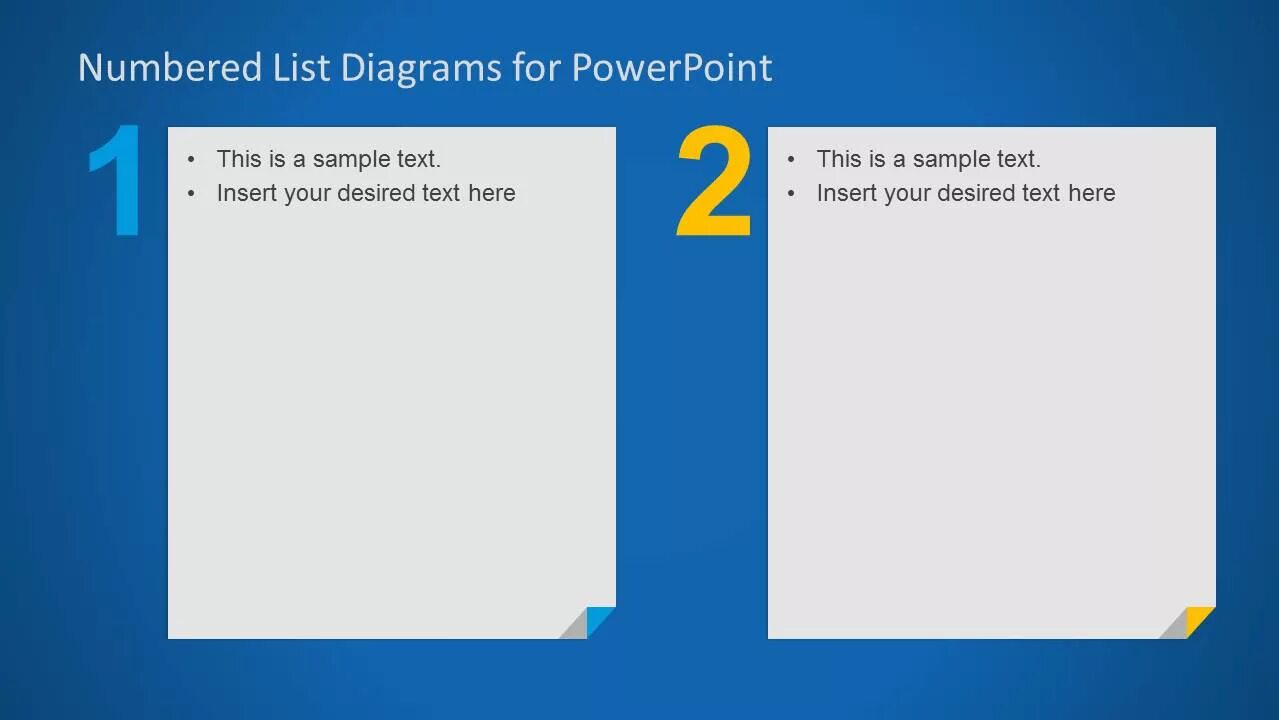Column number. Number list. efficient elements. powerpoint title and 2-column text. blur textbox form for powerpoint.
