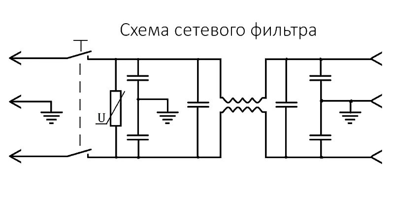Схема сетевого фильтра 220в. Схема сетевого фильтра 220в стиральной машины. Схема фильтра импульсных помех. Фильтр от помех 220 вольт схема. Фильтр электрическая схема