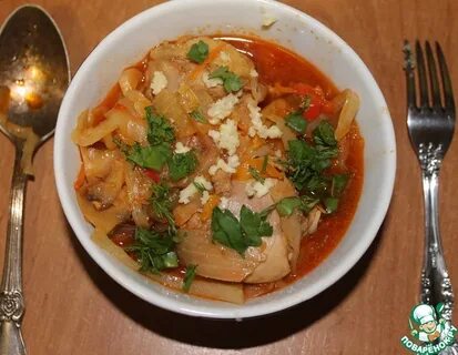 Солянка с курицей