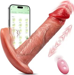Wearable Vibrator Dildos Thrusting Dildo - Vibrater Female Sex Toys Anal Di...