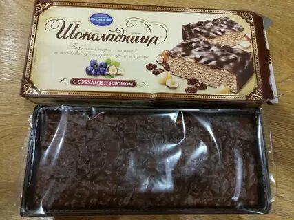 Вафельный торт шоколадница с фундуком