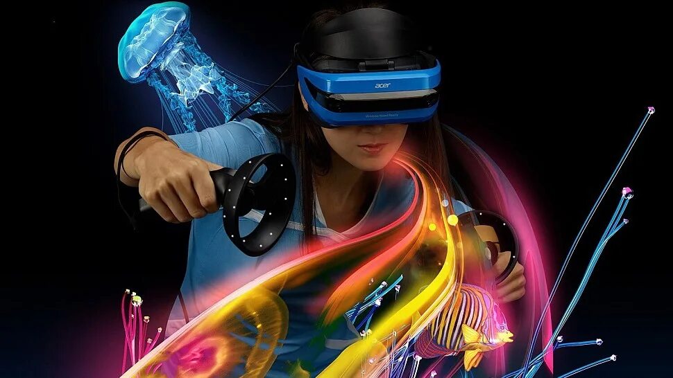 VR шлем Windows Mixed reality. VR Acer Windows Mixed reality Headset. Визуальная реальность. Погружение в виртуальную реальность.